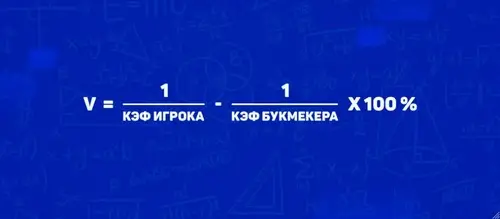 Формула для расчета валуйной ставки