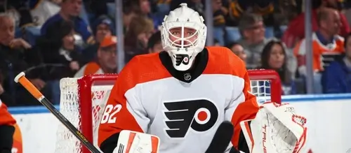 Вратарь в хоккейном матче