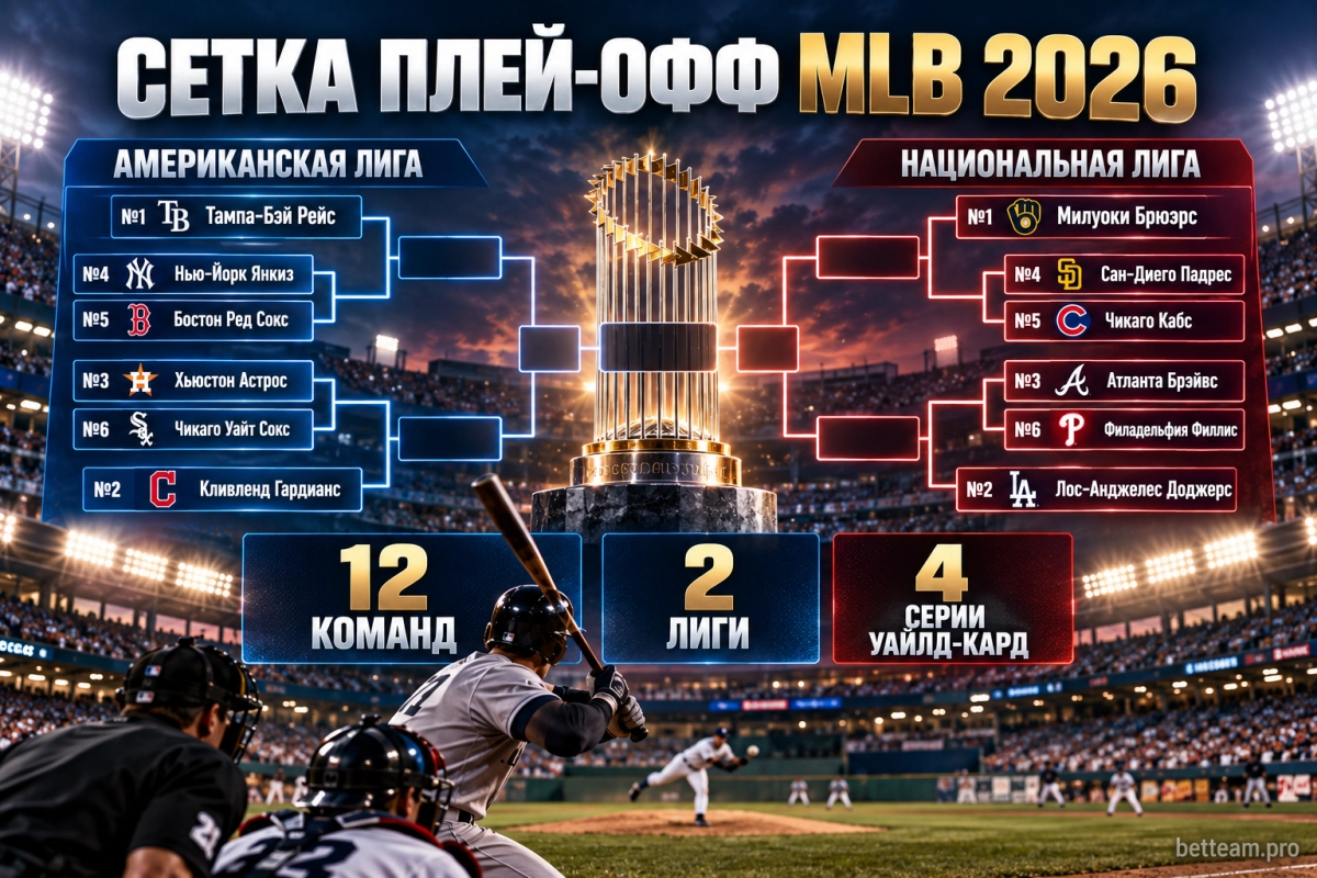 Сетка плей-офф MLB 2026