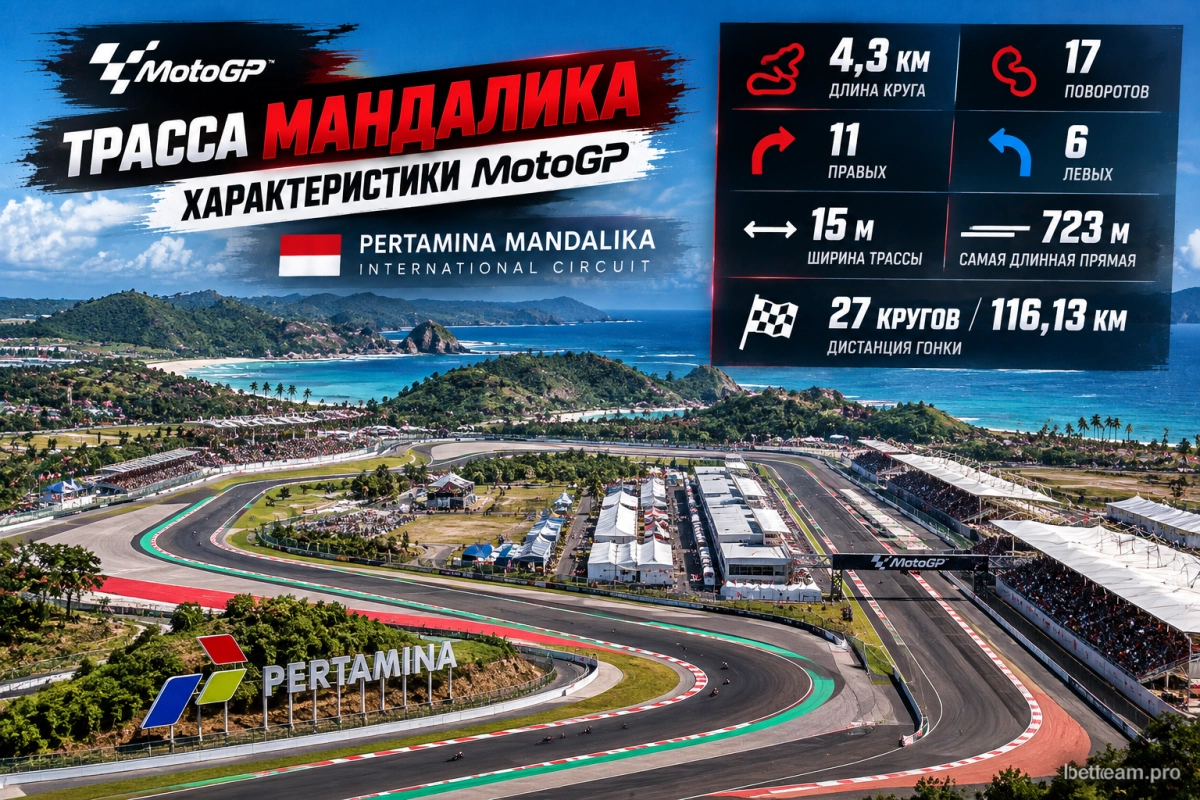 Трасса Мандалика: схема и характеристики MotoGP