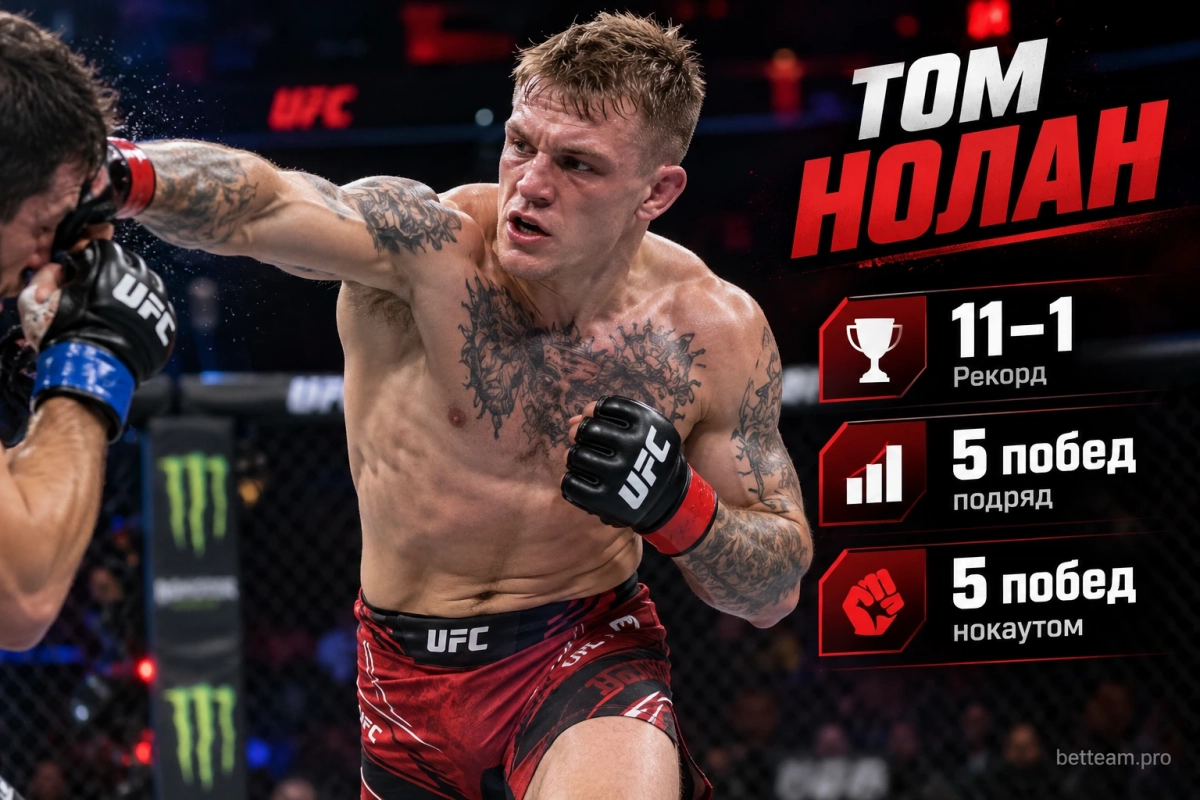 Том Нолан &mdash; ударная техника и серия побед в UFC