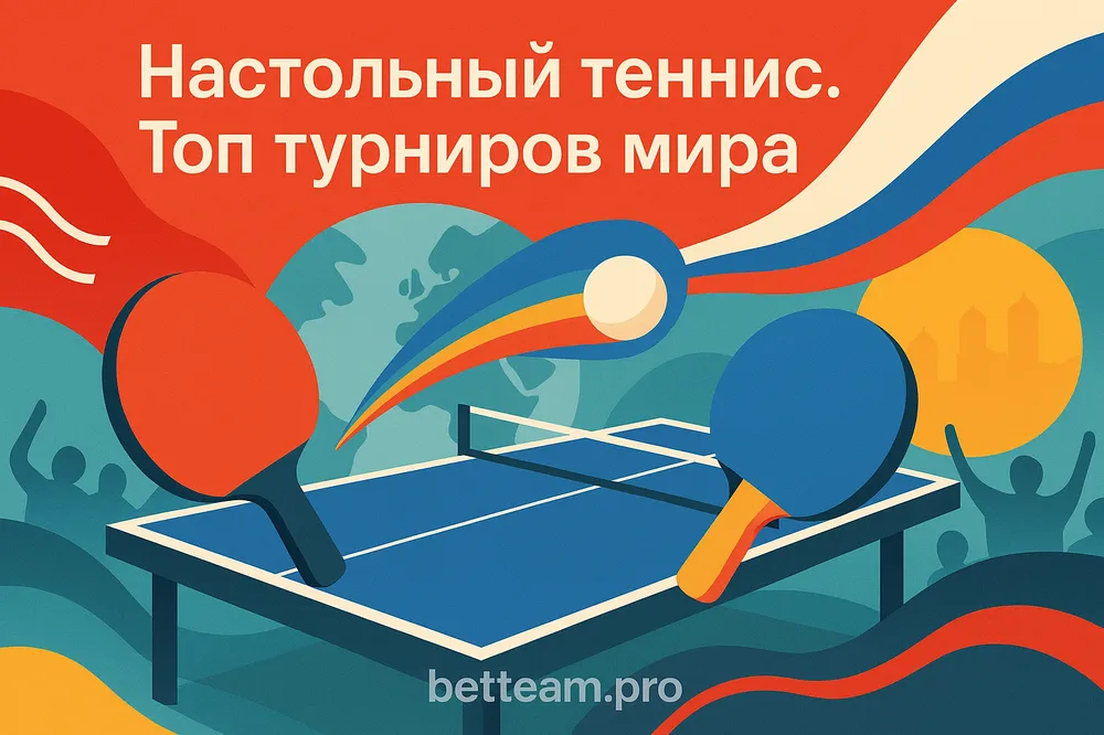 Настольный теннис. Топ турниров мира на Betteam.pro