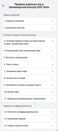 Правила использования конторы Leon
