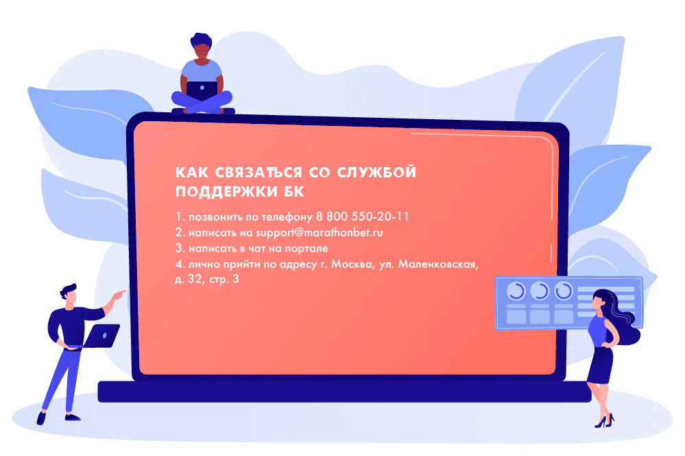 Как связаться со службой поддержки