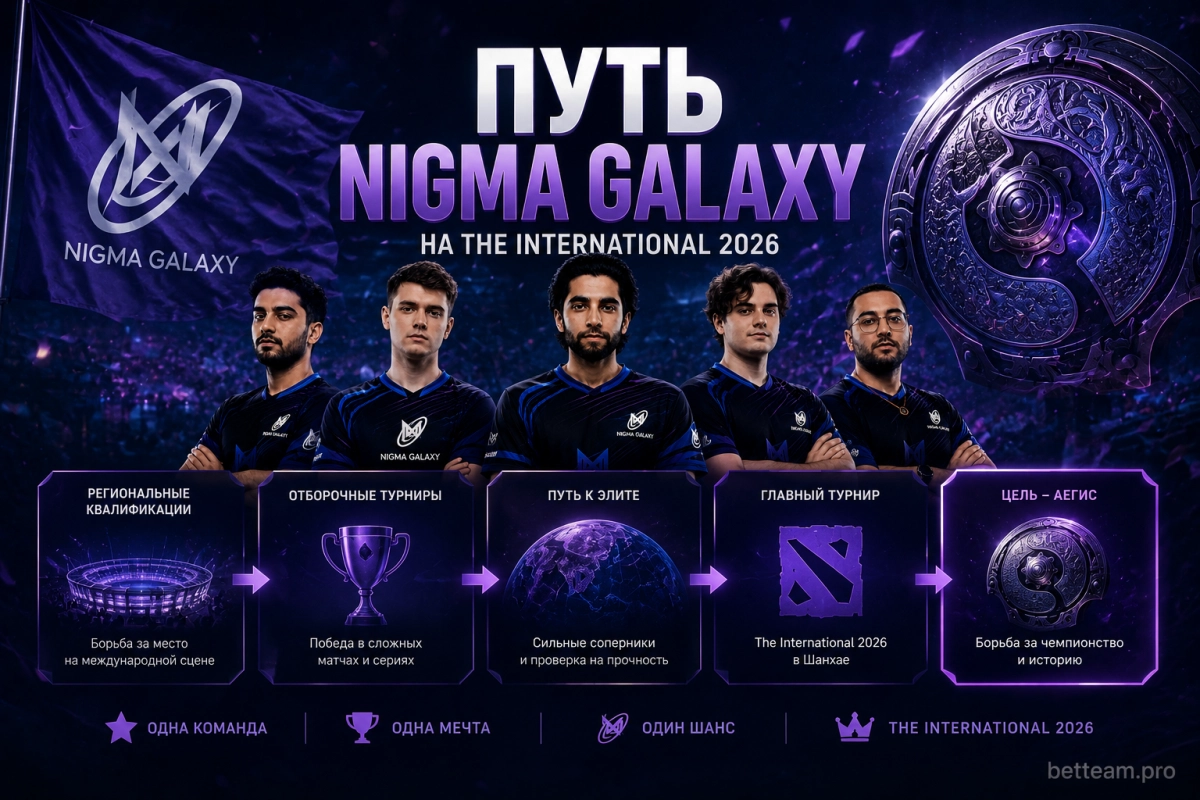 Путь Nigma Galaxy на The International 2026