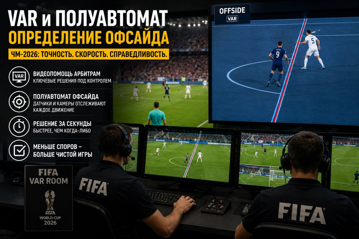 VAR и полуавтоматическое определение офсайда на ЧМ-2026