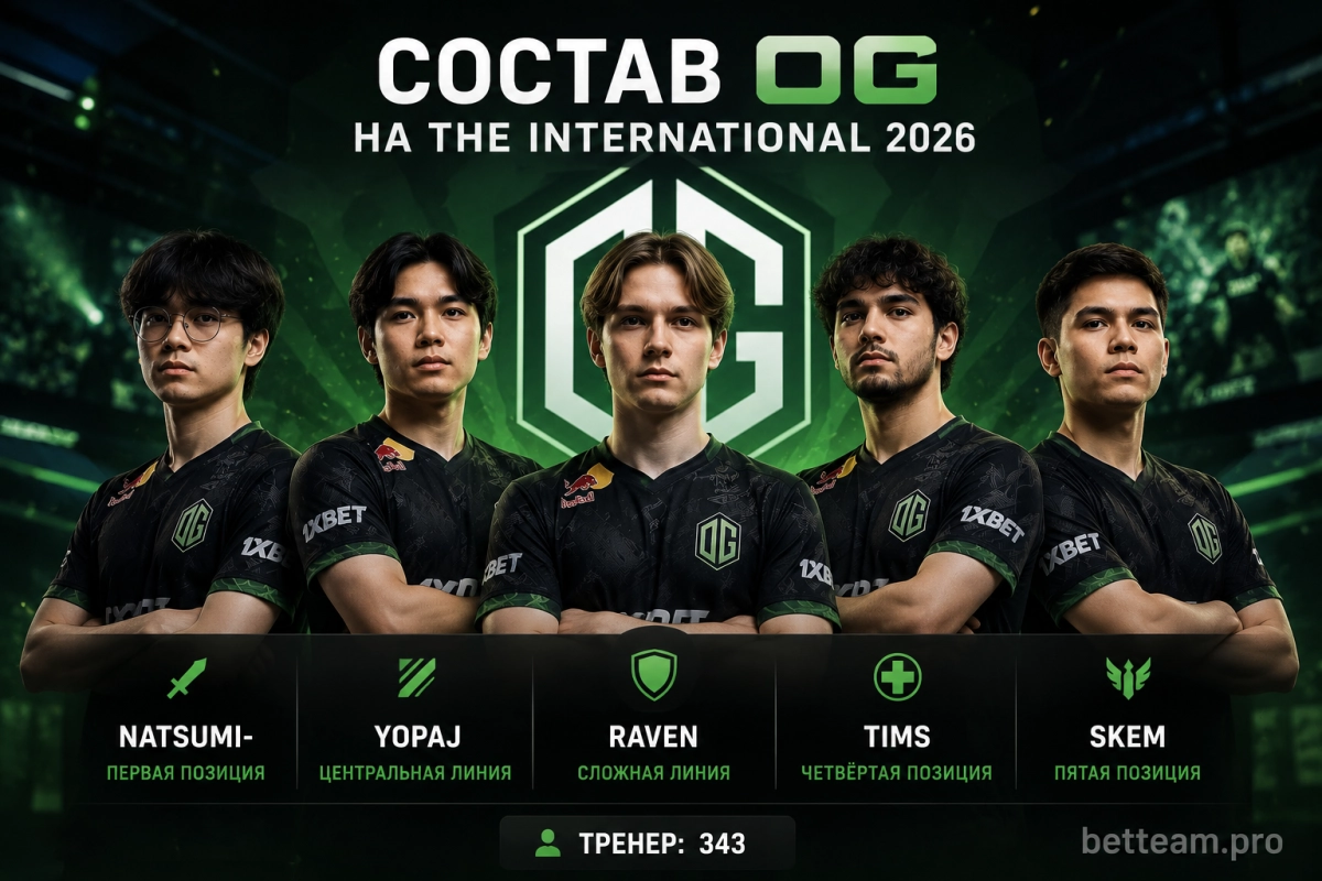 Состав OG на The International 2026