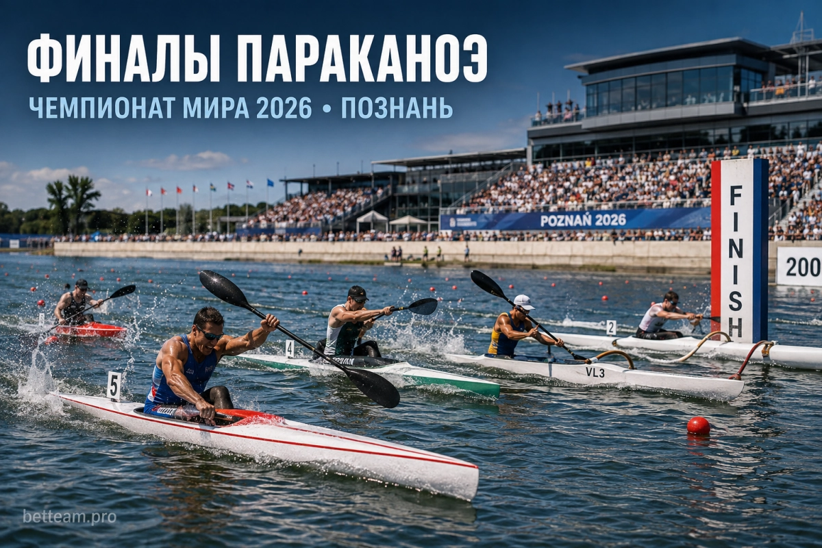 Финалы параканоэ на чемпионате мира 2026 в Познани