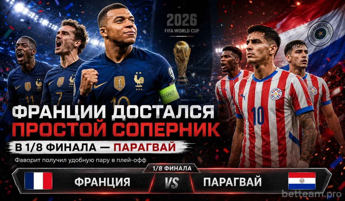 Франции достался простой соперник в 1/8 финала - Парагвай