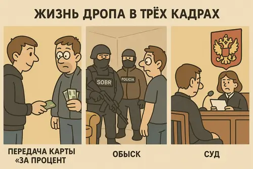 Уголовная ответственность за дроппинг