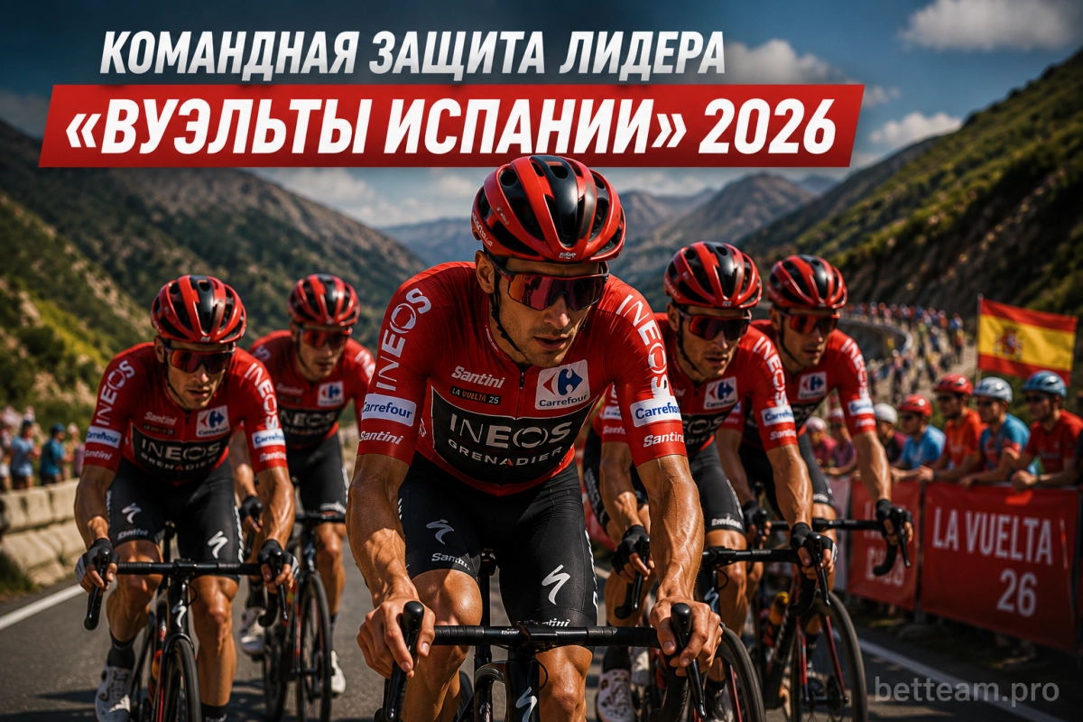 Командная защита лидера &laquo;Вуэльты Испании&raquo; 2026