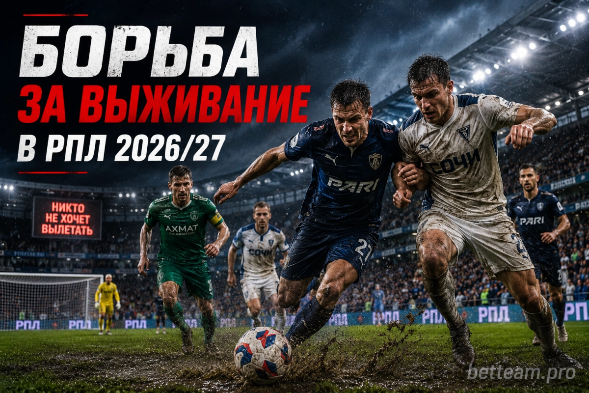 Борьба за выживание в РПЛ 2026/27