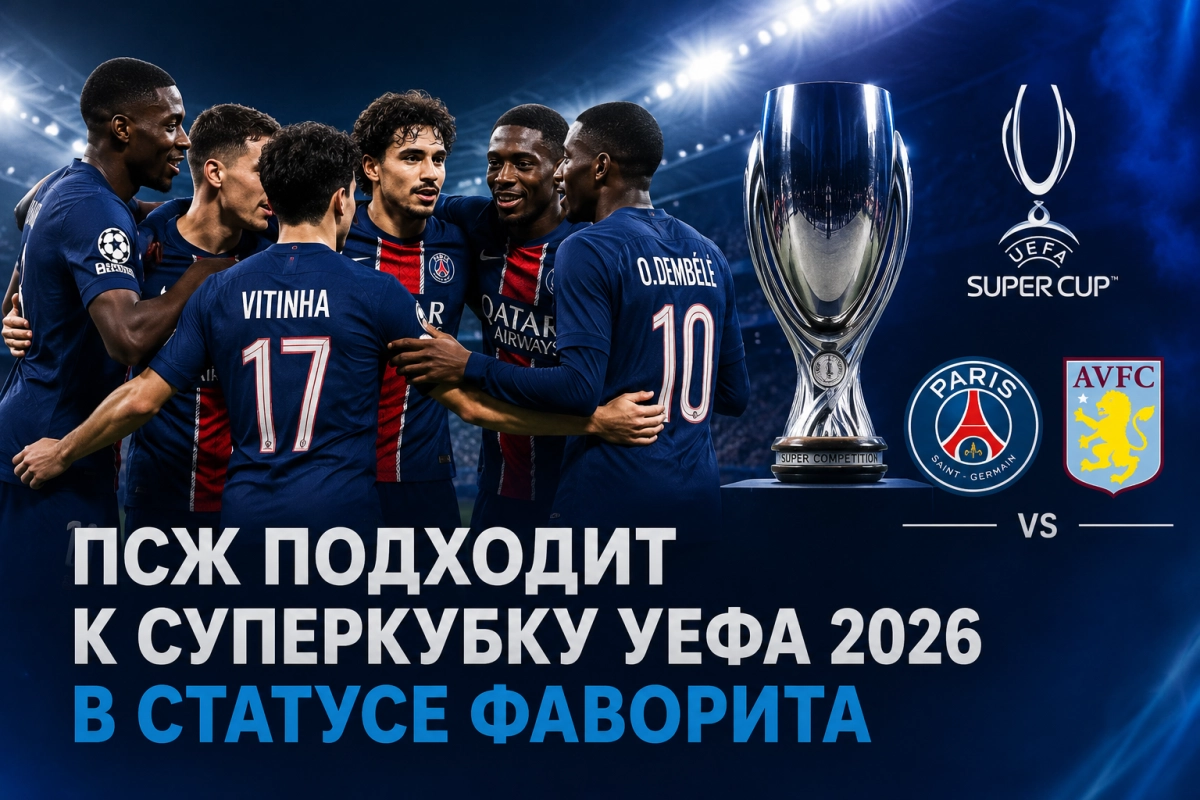 ПСЖ подходит к Суперкубку УЕФА 2026 в статусе фаворита