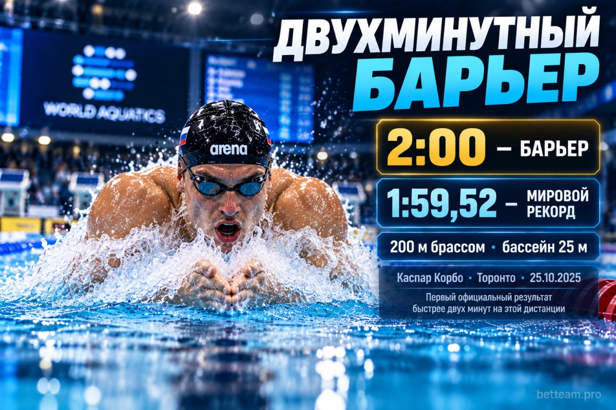 Двухминутный барьер на 200 метрах брассом