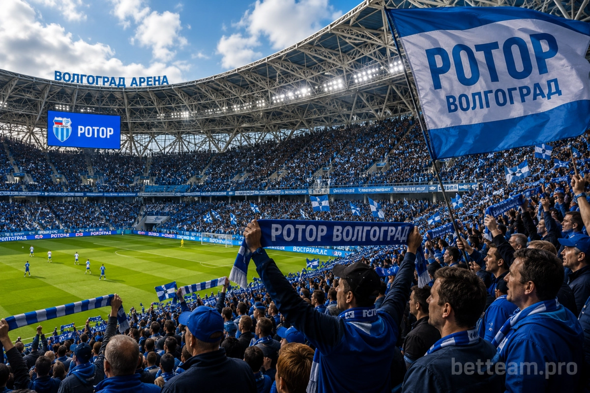 Волгоград Арена и болельщики Ротора