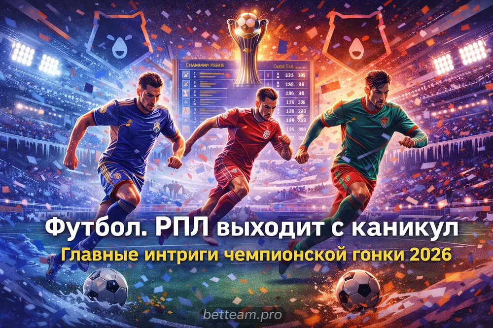 РПЛ чемпионская гонка 2026 &mdash; кто станет чемпионом России по футболу