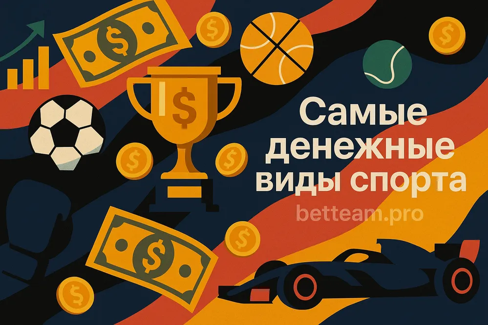 Самые денежные виды спорта на Betteam.pro