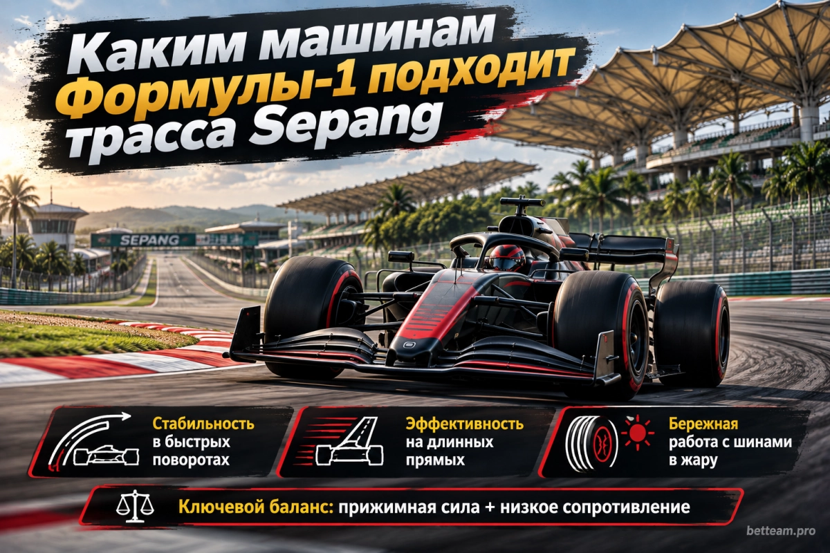 Каким машинам Формулы-1 подходит трасса Sepang