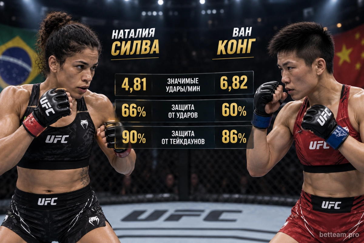 Силва &mdash; Ван Конг: сравнение перед UFC 332