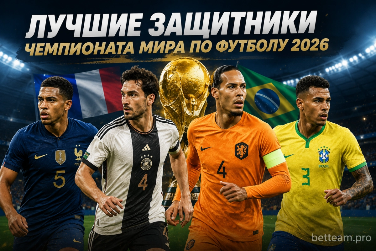 Лучшие защитники чемпионата мира по футболу 2026