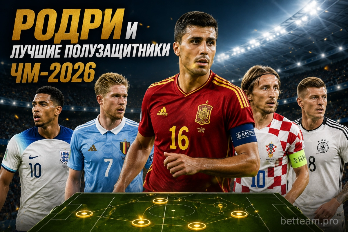 Родри и лучшие полузащитники ЧМ-2026