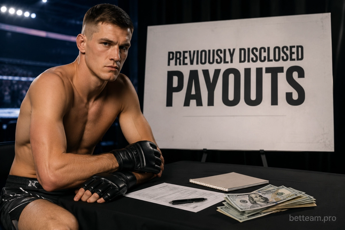 Предыдущие раскрытые выплаты Иэна Мачадо Гэрри в UFC
