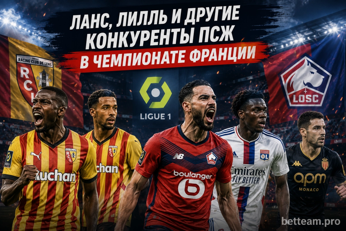 Ланс, Лилль и другие конкуренты ПСЖ в чемпионате Франции