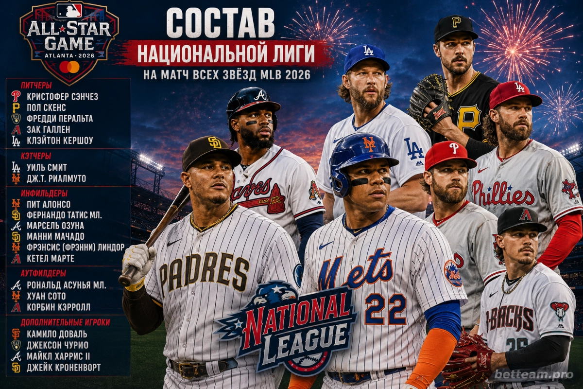 Состав Национальной лиги на Матч всех звёзд MLB 2026