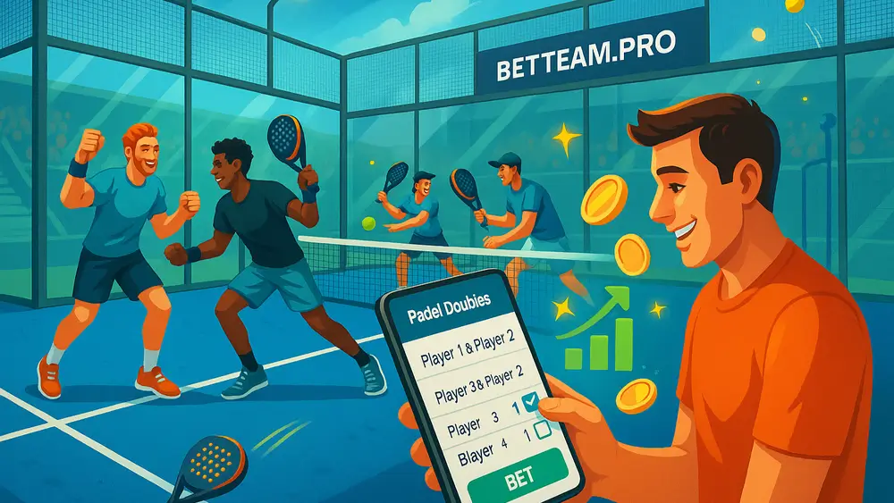 Специфика ставок на парные матчи в паделе на Betteam.pro