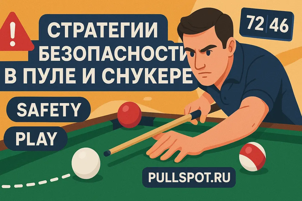 Стратегии безопасности safety play в пуле и снукере