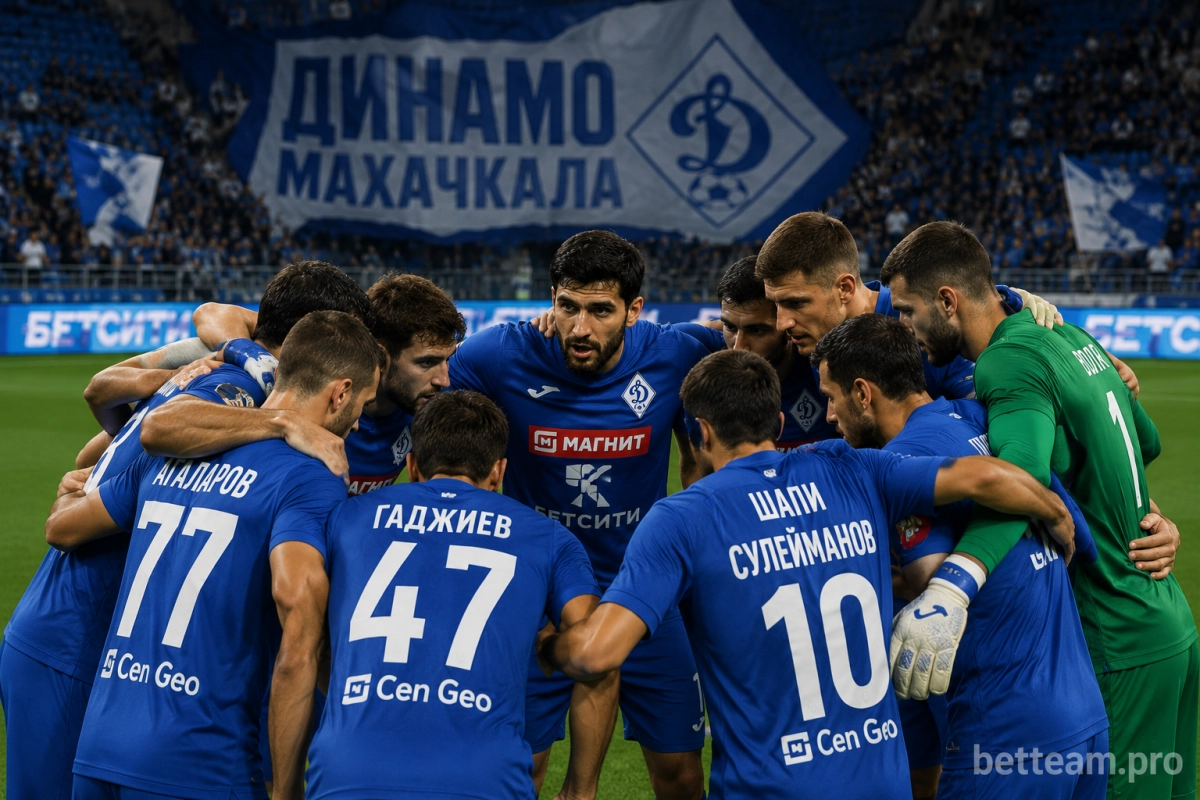 Динамо Махачкала перед ответным матчем с Уралом
