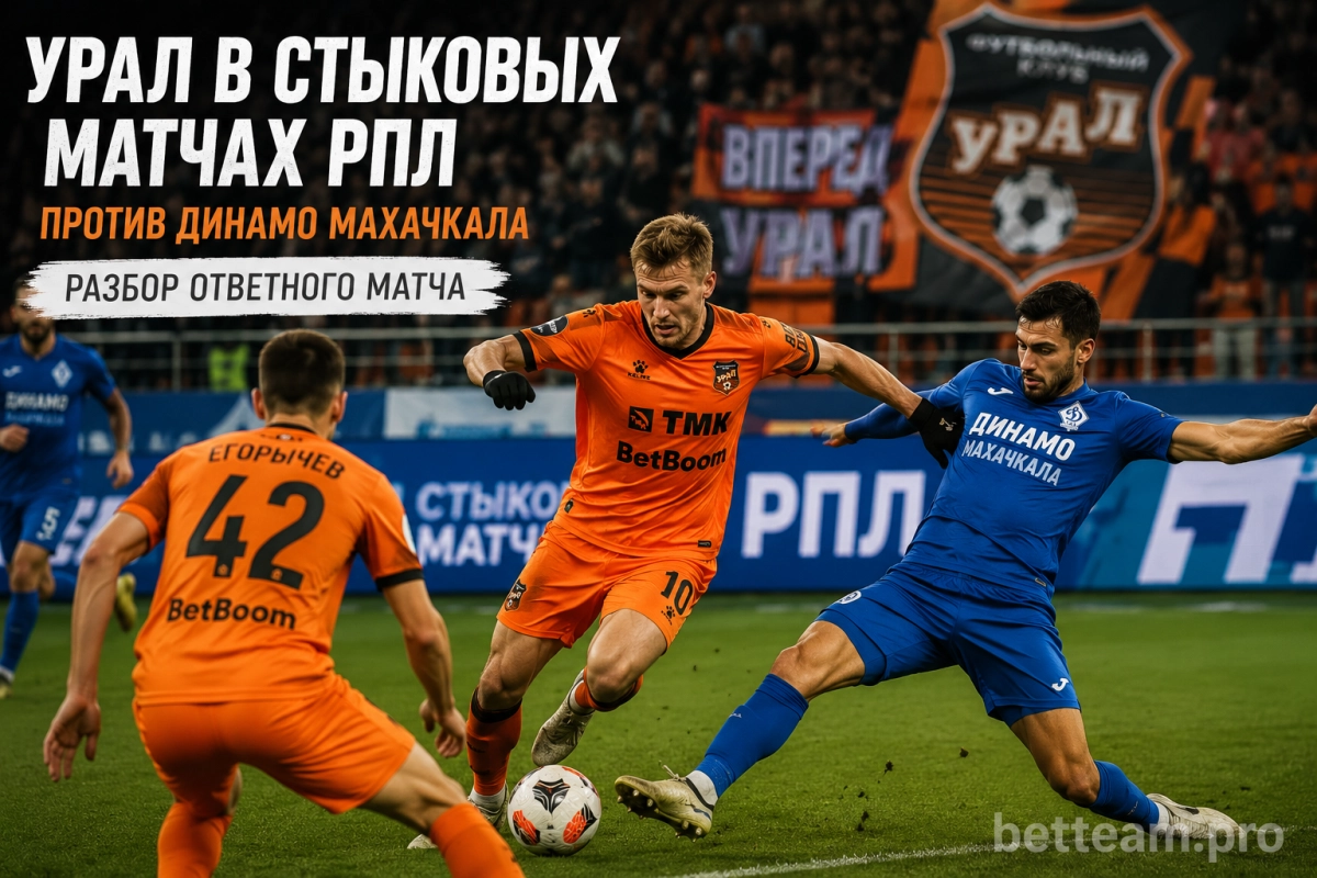 Урал в стыковых матчах РПЛ против Динамо Махачкала