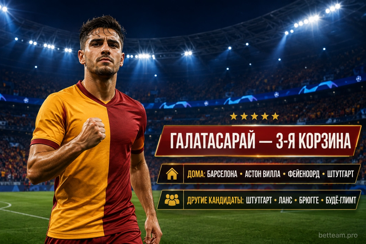 Галатасарай и другие команды, способные удивить в Лиге чемпионов