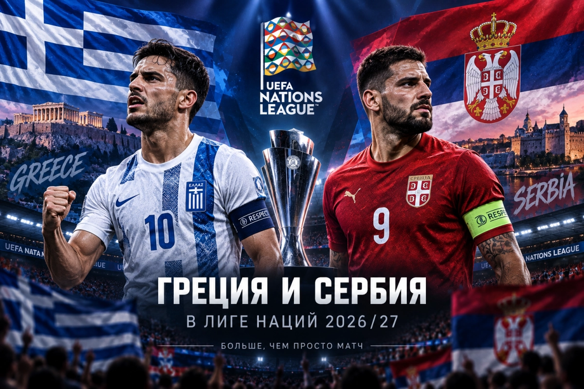 Греция и Сербия в Лиге наций 2026/27