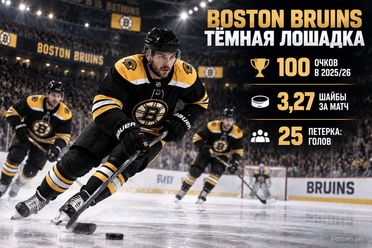 Boston Bruins &mdash; тёмная лошадка сезона NHL 2026/27