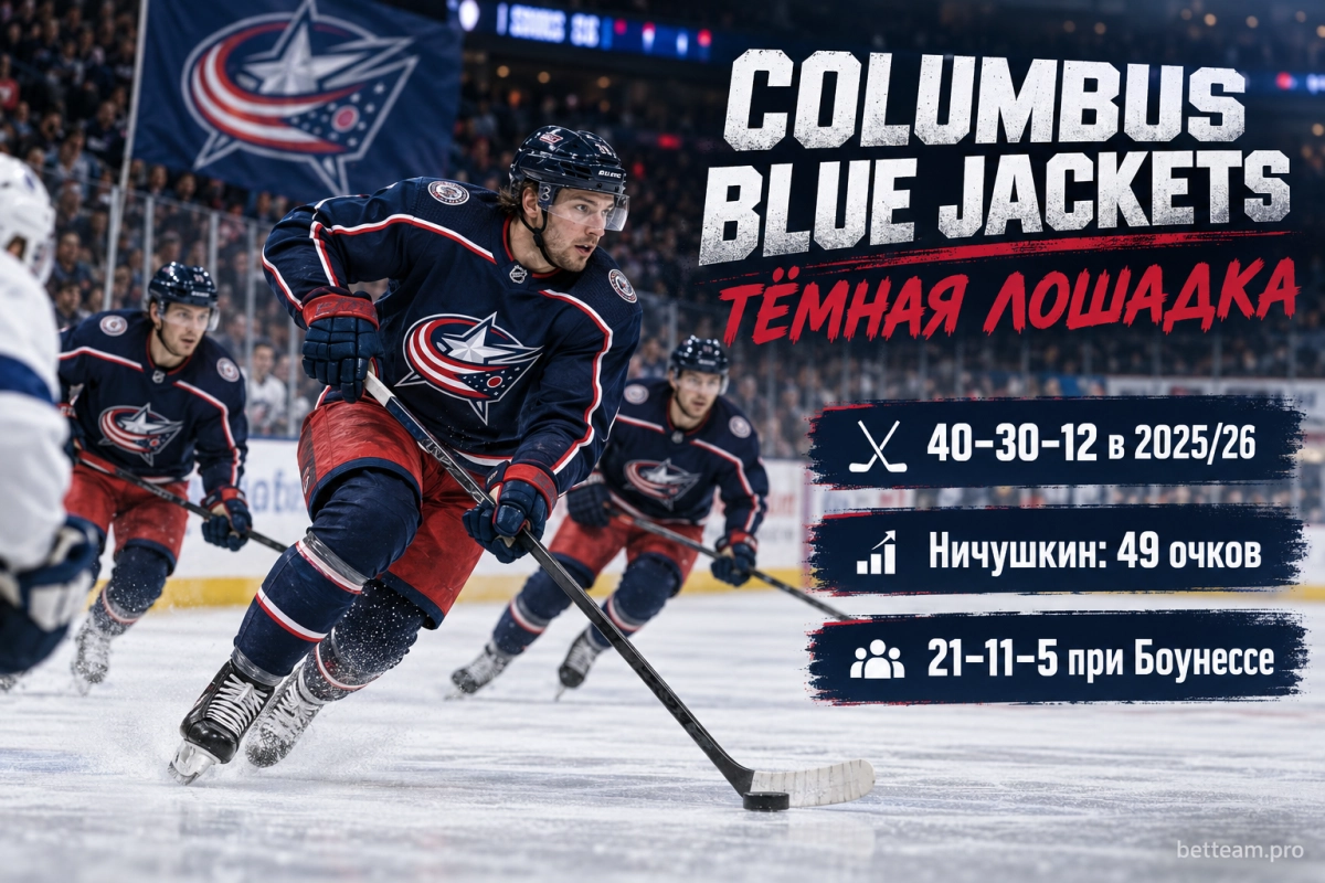 Columbus Blue Jackets &mdash; тёмная лошадка сезона NHL 2026/27