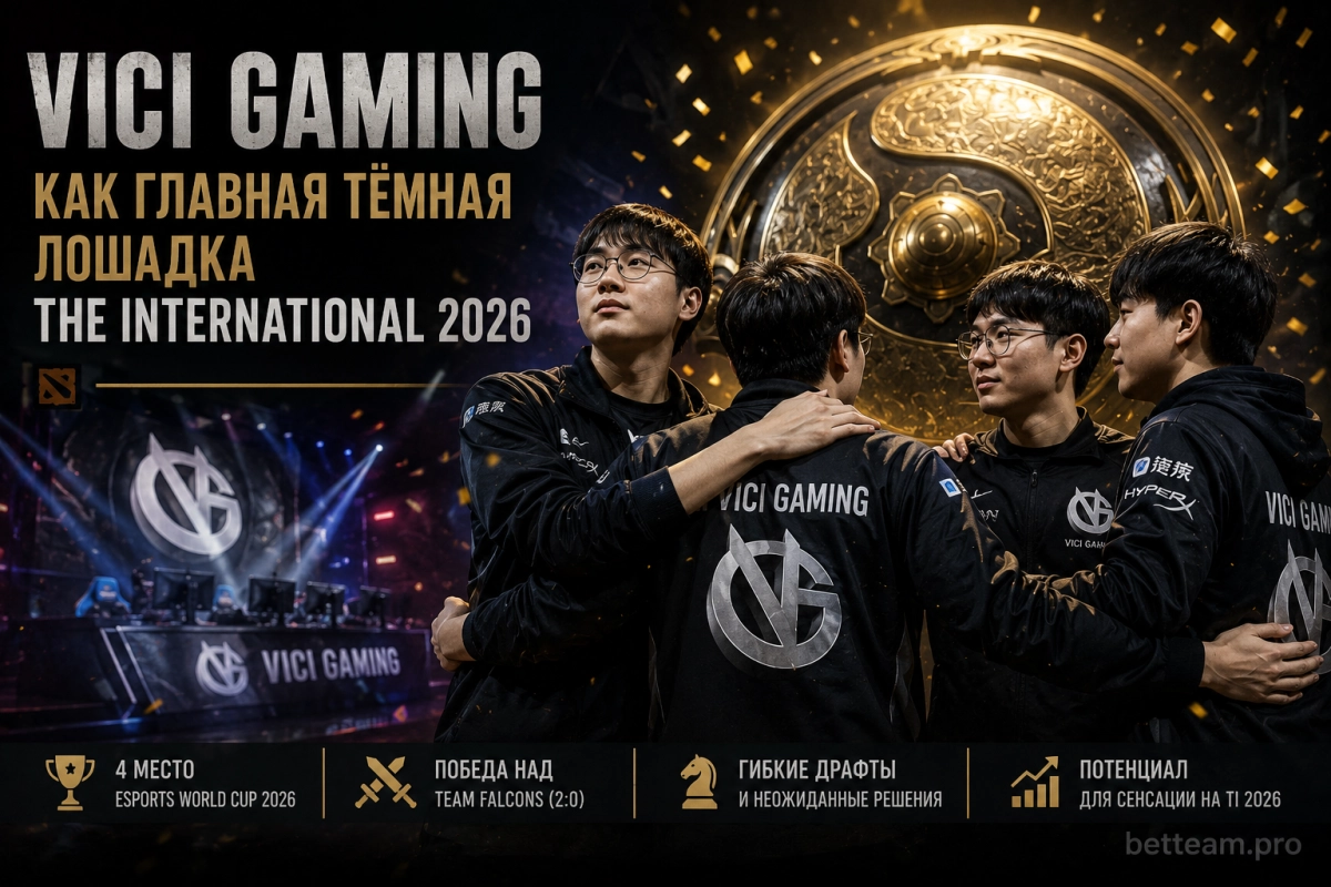 Vici Gaming как главная тёмная лошадка The International 2026