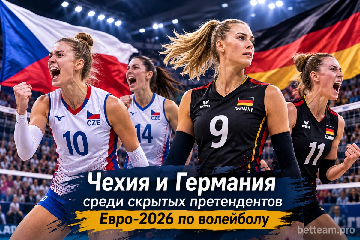 Чехия и Германия среди скрытых претендентов Евро-2026 по волейболу