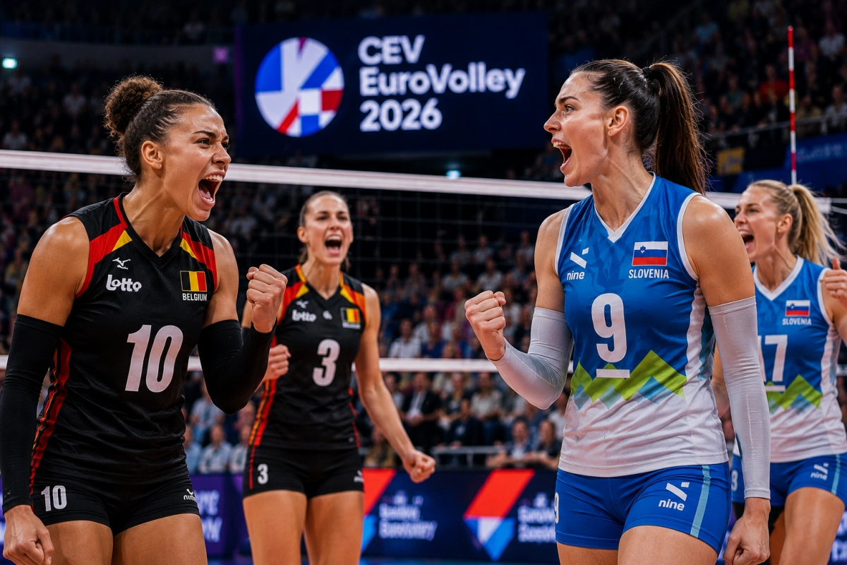 Бельгия и Словения в борьбе за сенсацию на Евро-2026 по волейболу