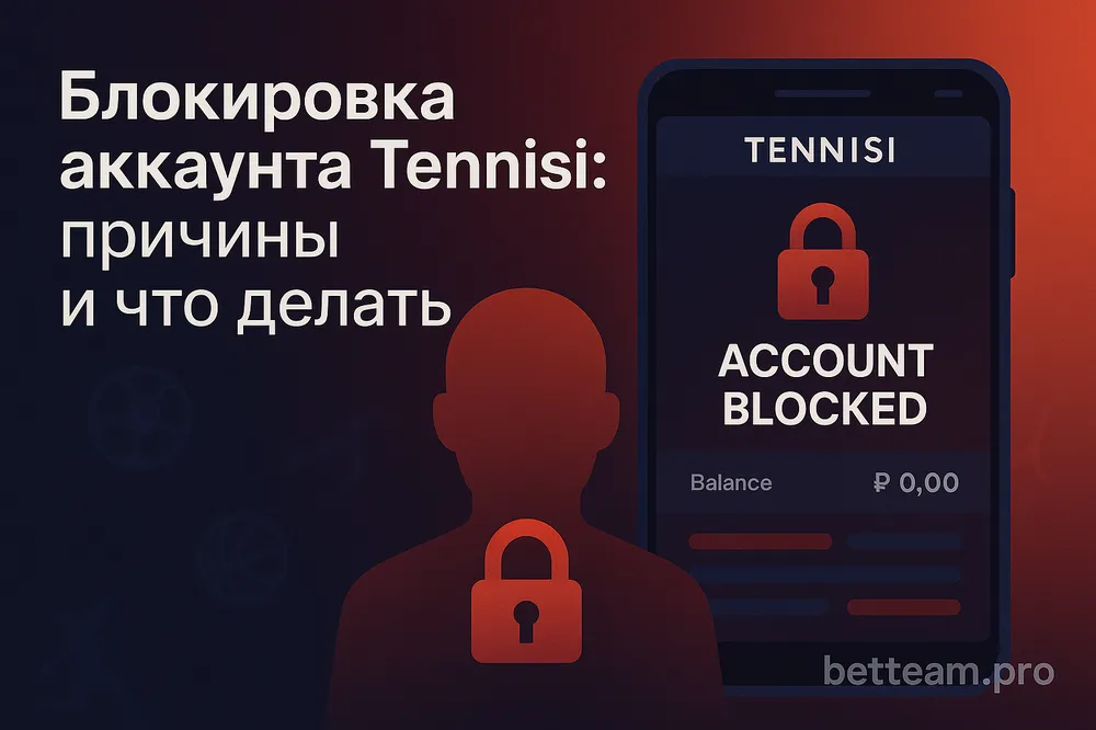 Блокировка аккаунта Tennisi причины и что делать