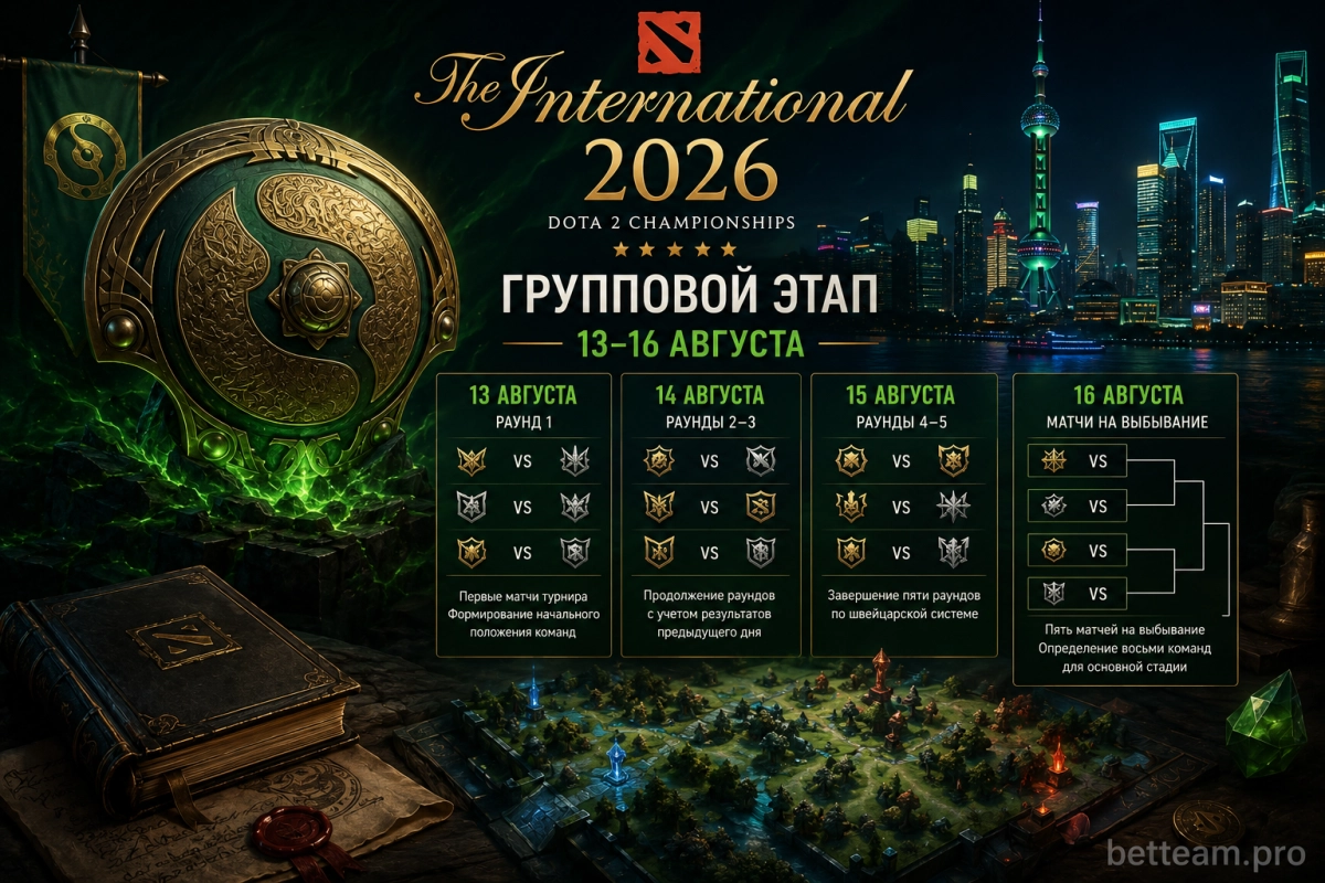 Групповой этап The International 2026 по Dota 2