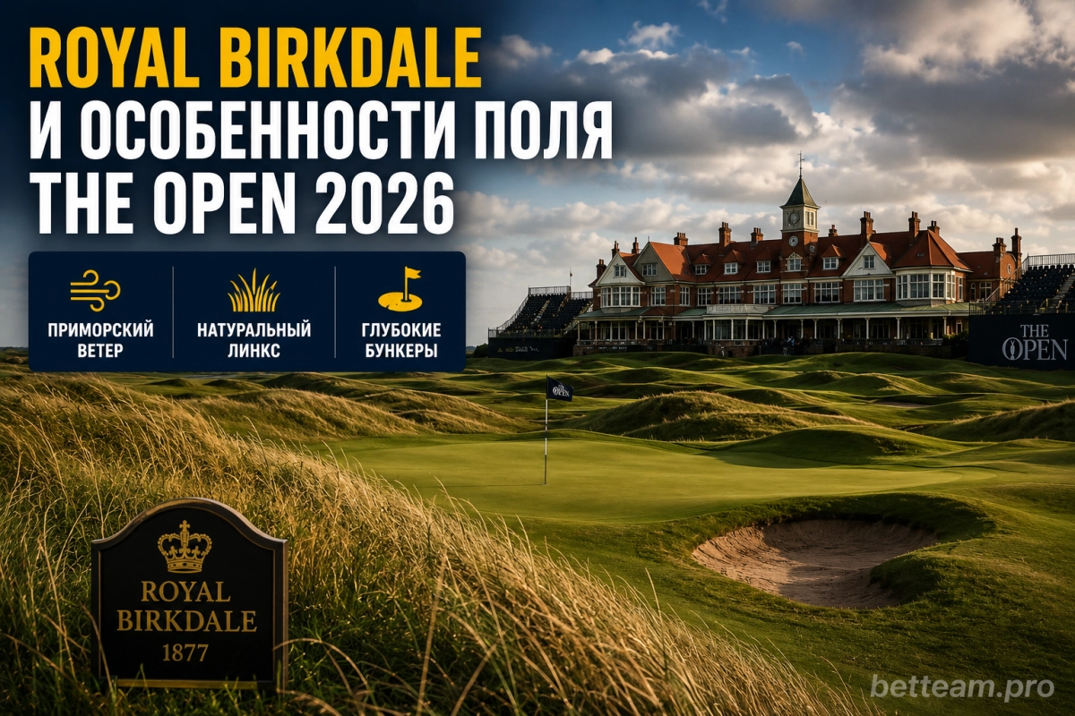 Royal Birkdale и особенности поля The Open 2026