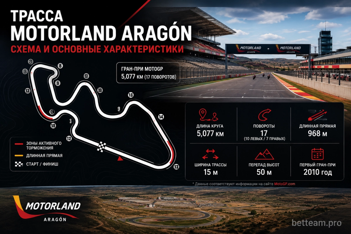Каким пилотам и мотоциклам подходит трасса MotorLand Arag&oacute;n