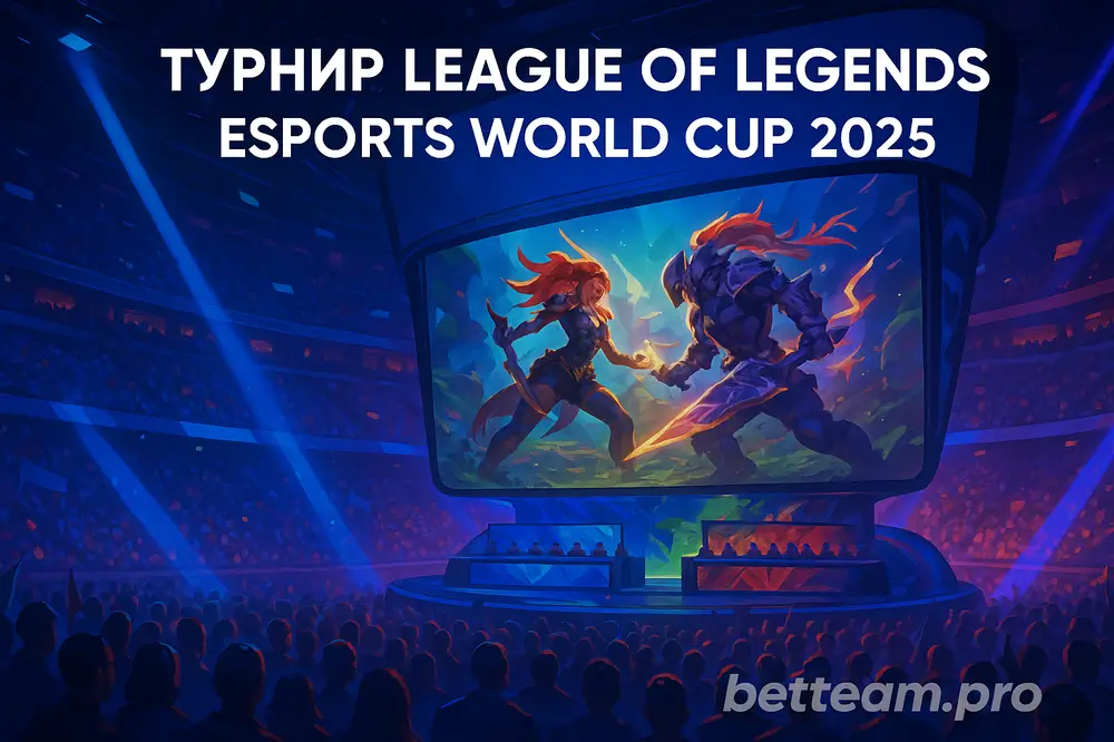 Турнир League of Legends. Esports World Cup 2025 на Betteam.pro
