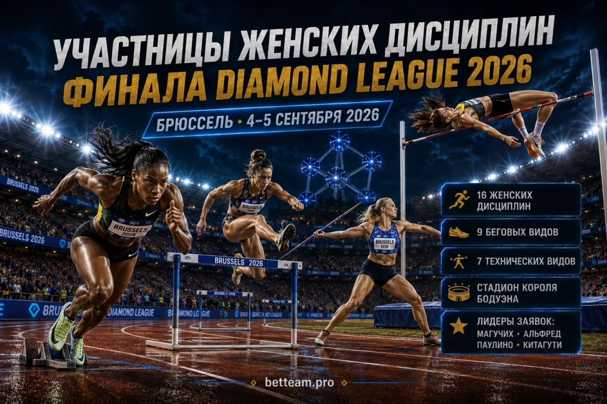 Участницы женских дисциплин финала Diamond League 2026
