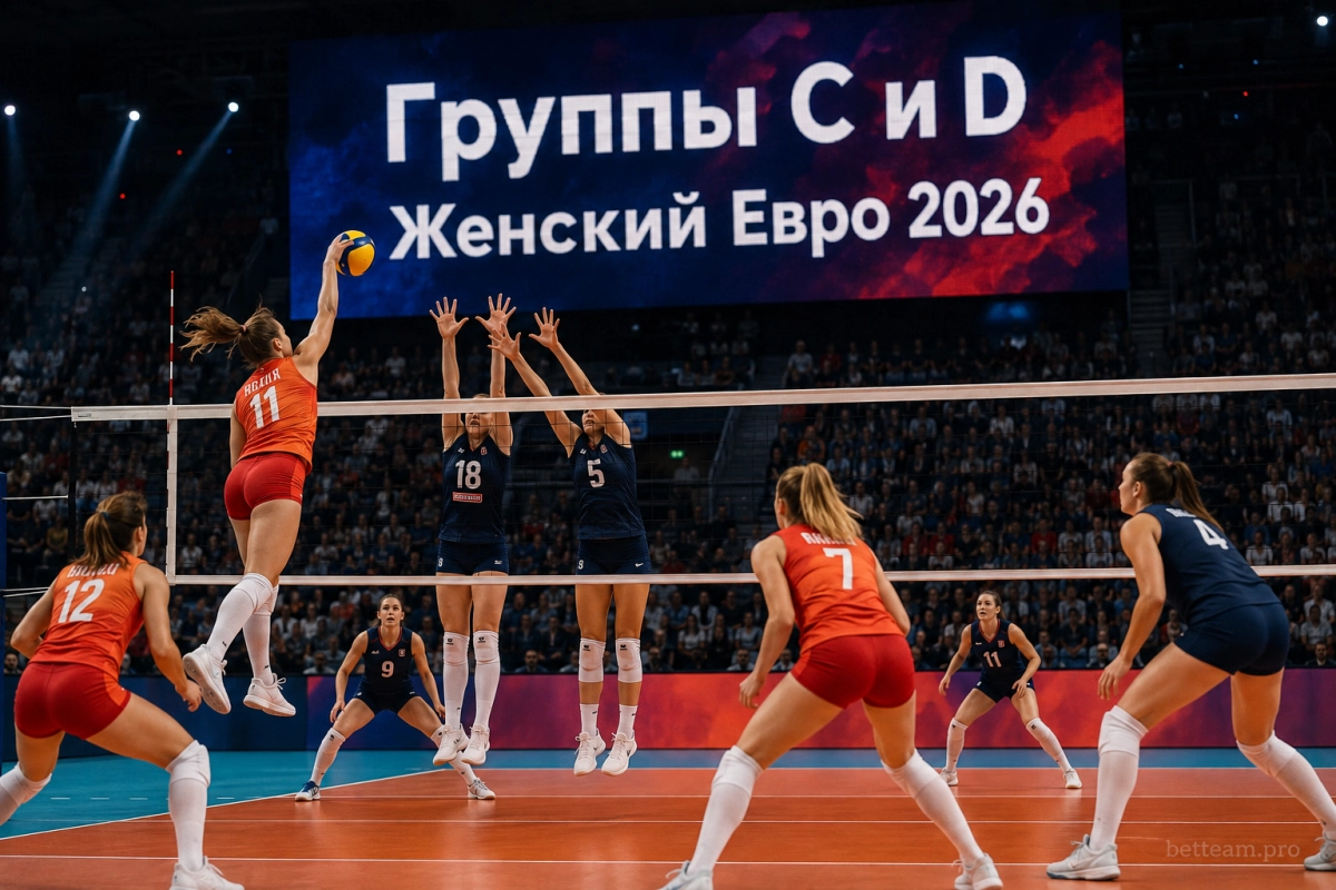 Группы C и D женского чемпионата Европы по волейболу 2026