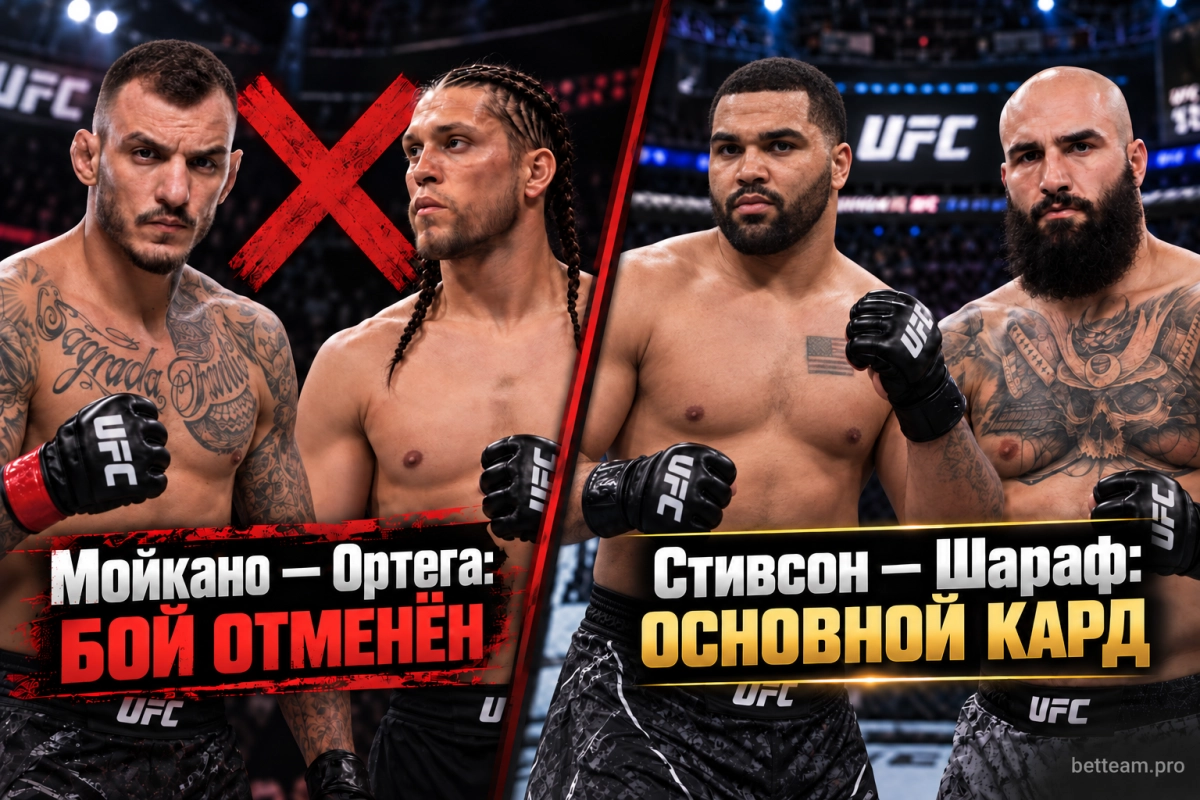 Обновленный кард UFC 331 после отмены боя Мойкано &mdash; Ортега