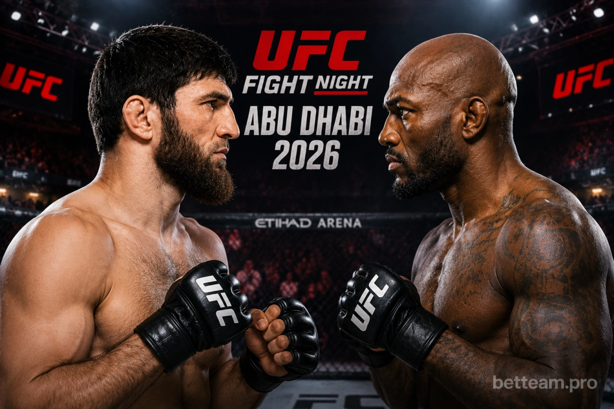 Магомед Анкалаев и Халил Раунтри перед UFC Abu Dhabi
