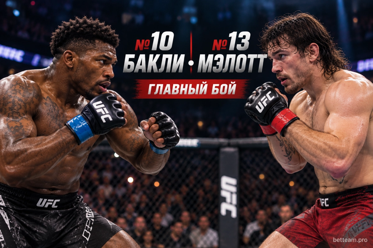 Хоакин Бакли и Майк Мэлотт &mdash; главный бой UFC Fight Night