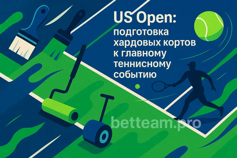 US Open: подготовка хардовых кортов к главному теннисному событию